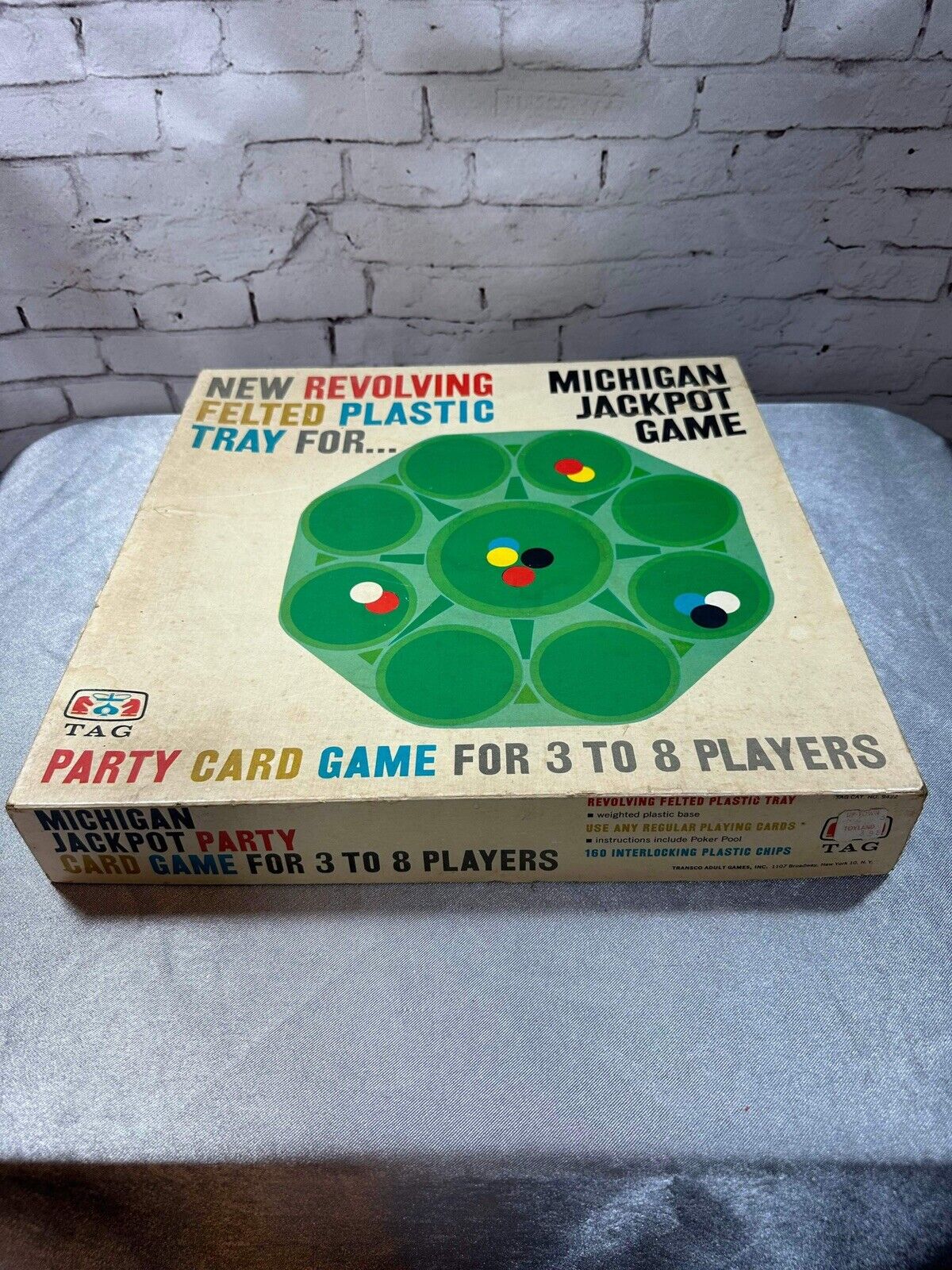 1960's Michigan Jackpot Game - VTG Gambling by Tag Poker Chips