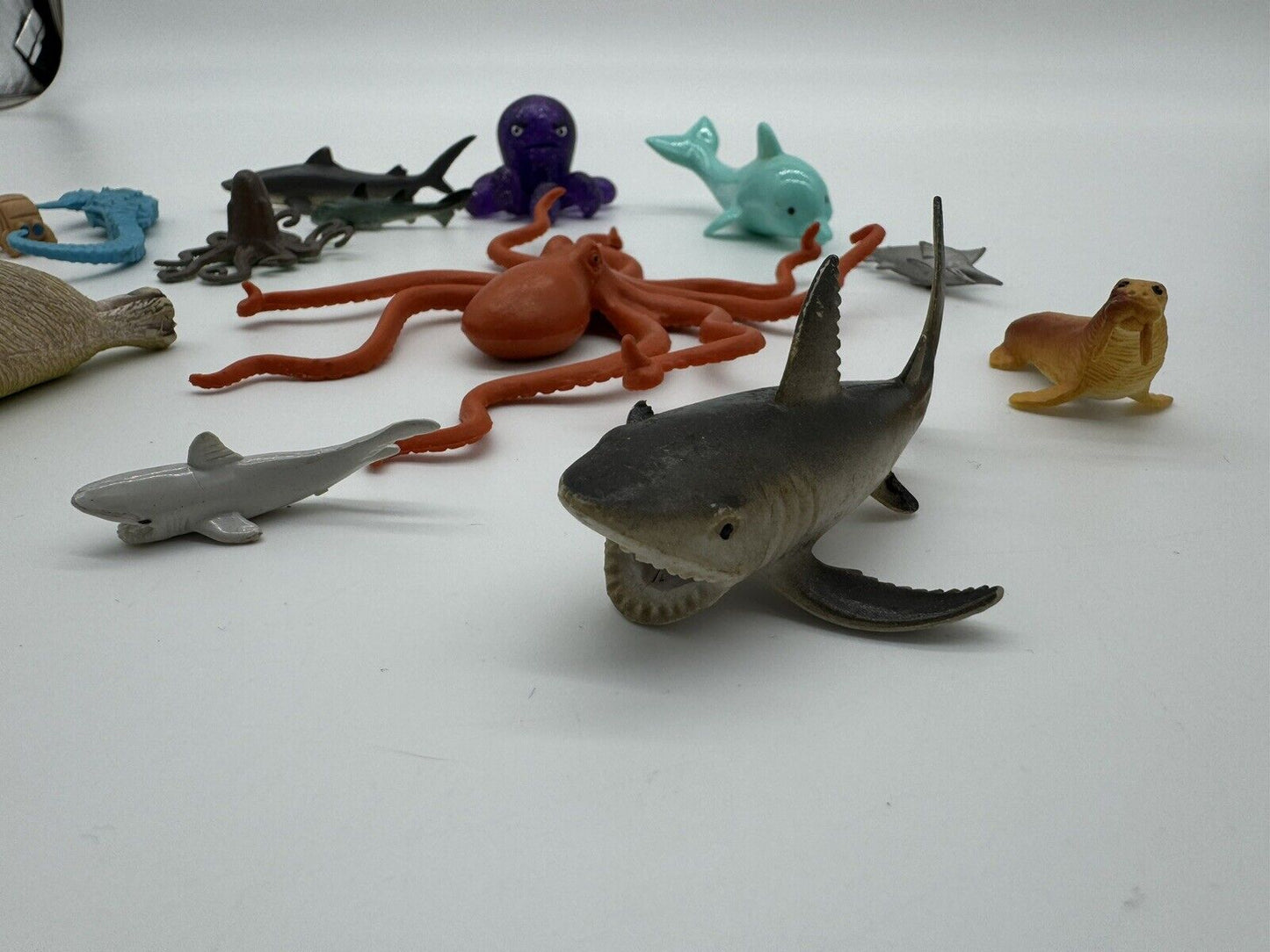 Vintage Deep Sea Creatures & Oceanic Animal Toys  ~ Diorama Lot