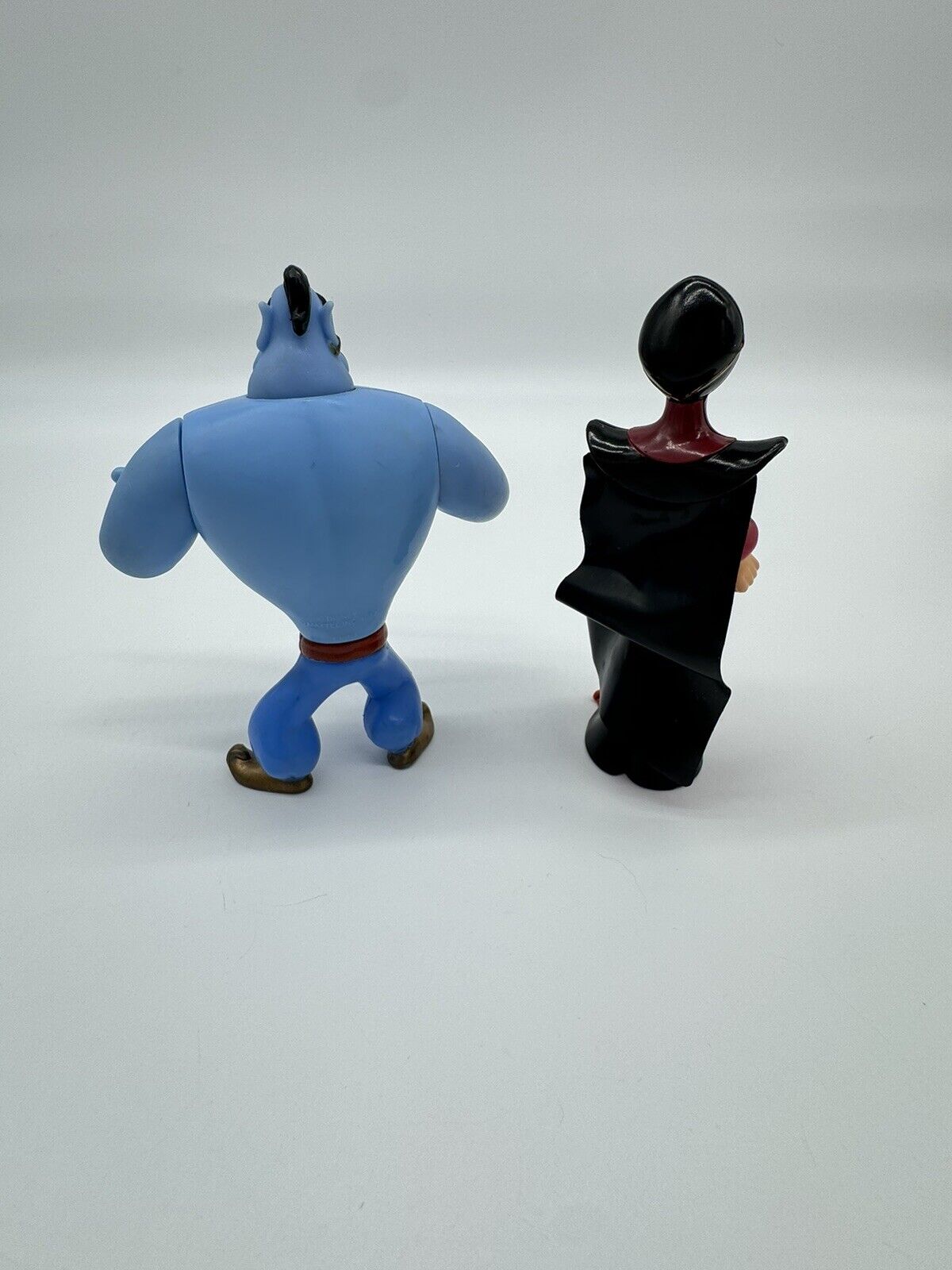 Vintage 1993 Disney Store Aladdin PVC Figurines Genie & Jafar
