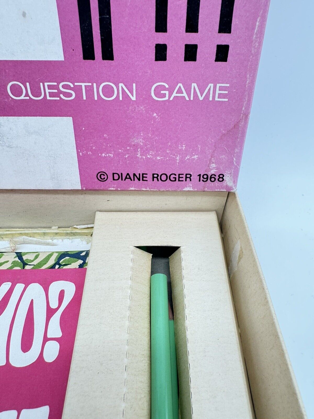 Vintage 1968 Diane Roger Game- WHAT IF ????-Hypothetical Questions Teen & Adults