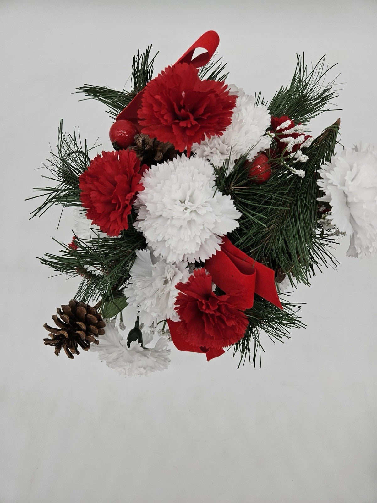 Teleflora Silver Ornament Holiday Floral Arrangement