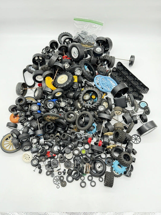 Vintage Huge Lot Of Toy Tires & Wheels