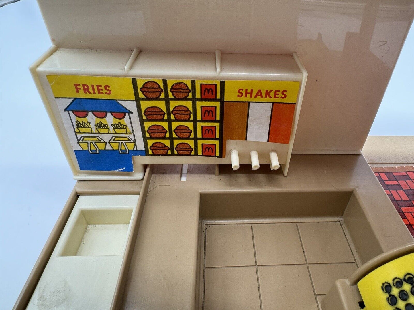 Vintage 1974 Playskool Familiar Places Play Set McDonalds Restaurant