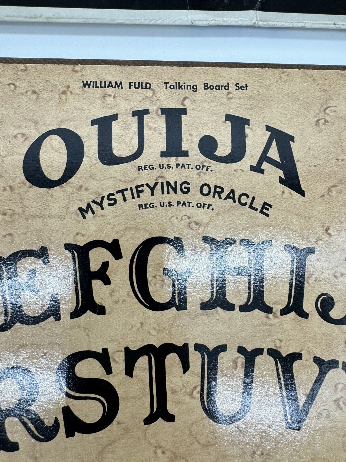 Vintage 1960's Parker Brothers William Fuld Ouija talking board game