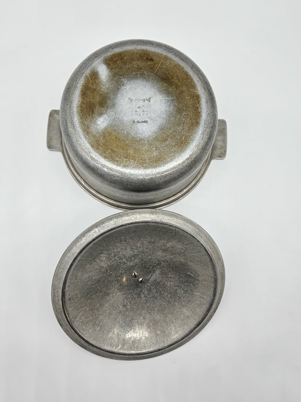 Vintage Kitchen KRAFT Aluminum Dutch Oven 3 Quart with Lid
