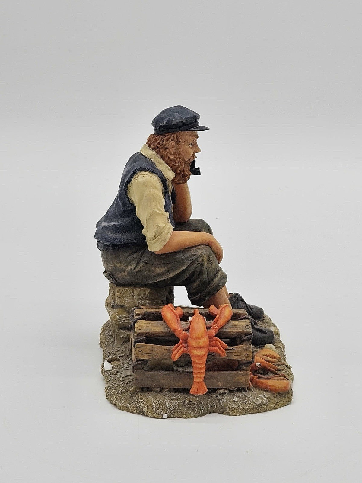 1996 Old Salts Lobsterman Nautical Figurine Beachedbers w Box