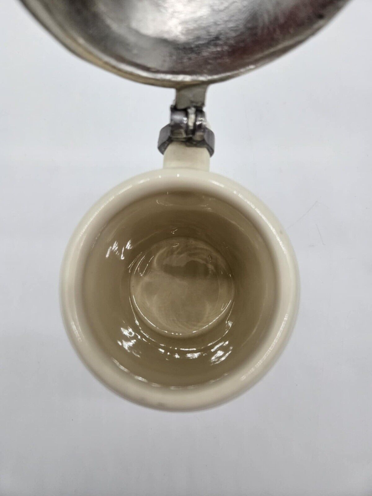 Vintage Harrah's east CHICAGO CASINO Pint Stein Cup W/ Pewter Lid