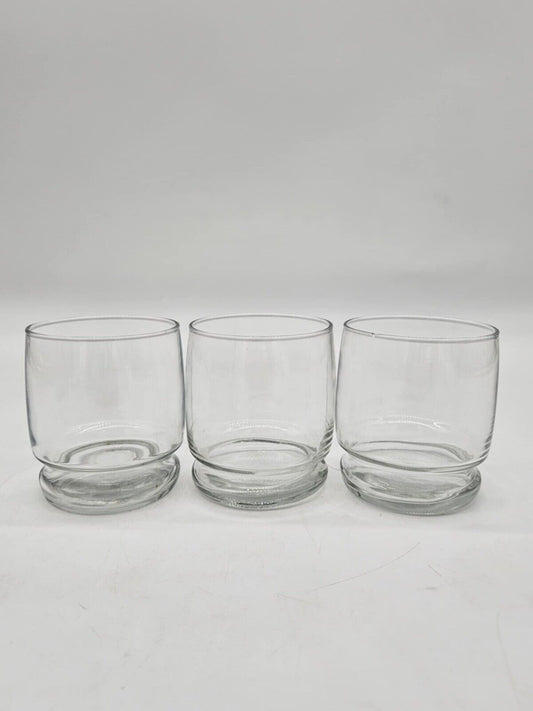 Libbey - Accent Clear - Flat Tumbler - 3 1/4" Tall - 8 oz. - Set of 3