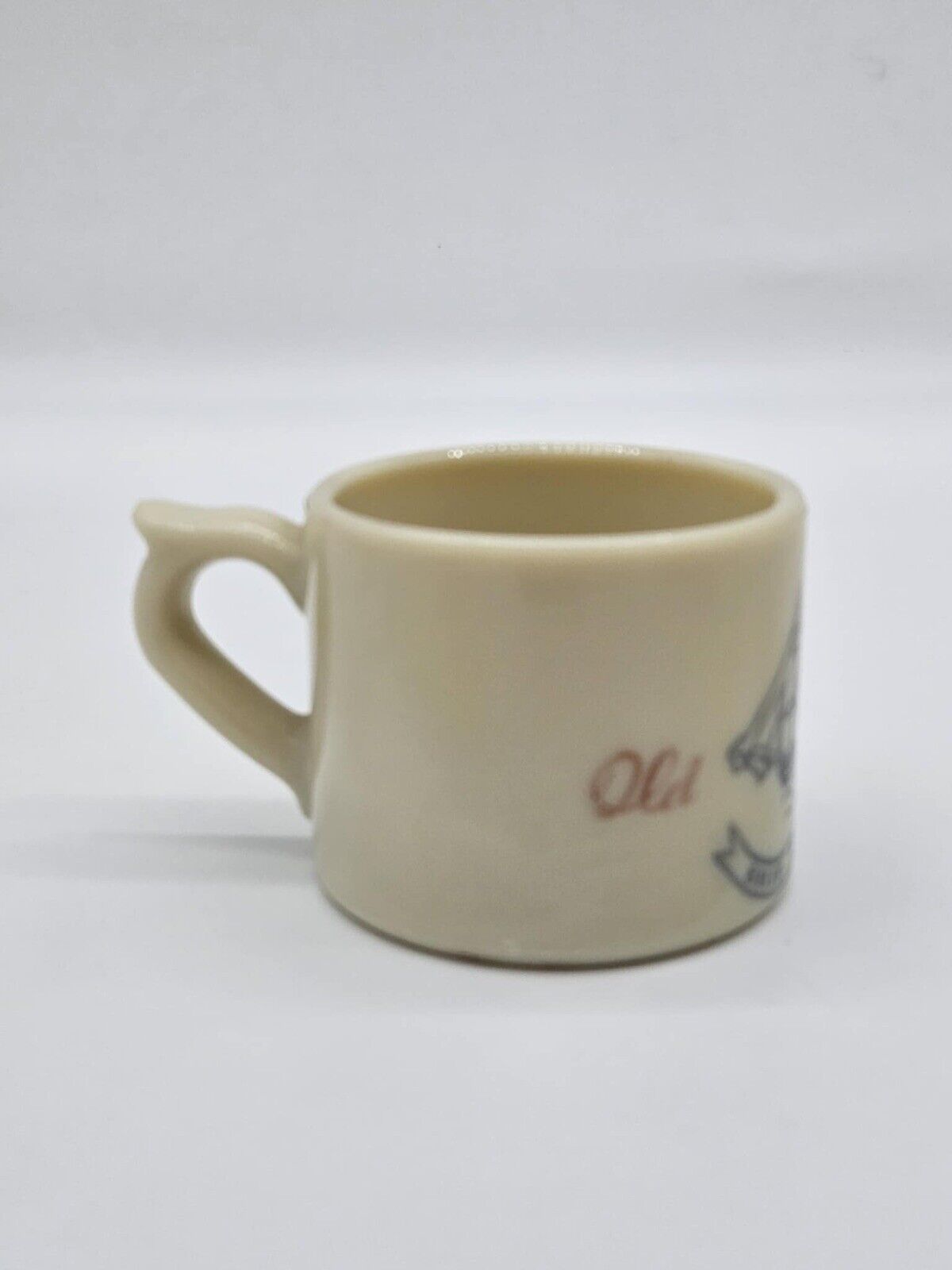 Vintage Old Spice Shaving Mug Ship Friendship Early American Shulton Glass