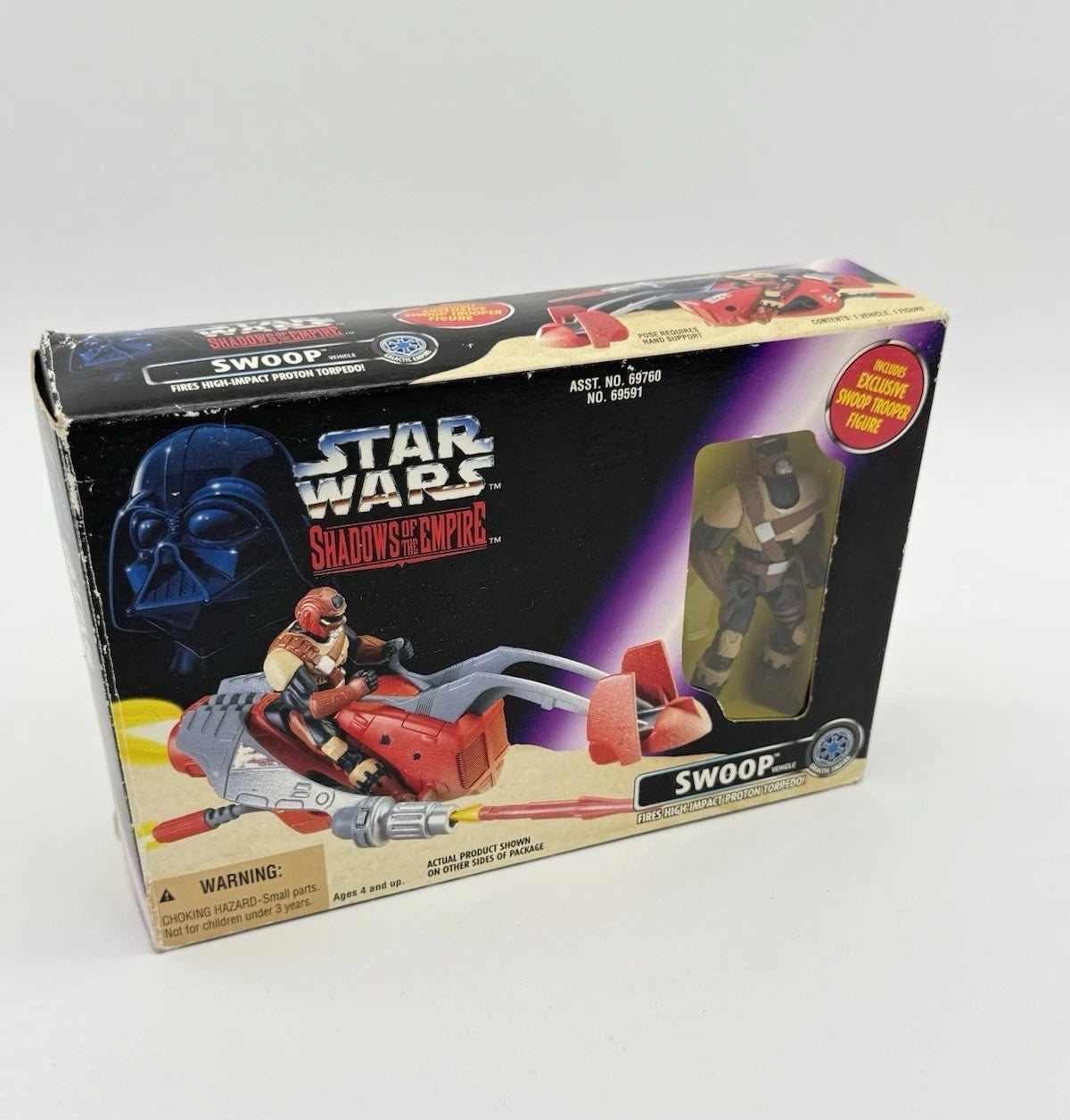 Vintage 1996 Kenner Star Wars Shadows Of The Empire Swoop Action Figure SEALED