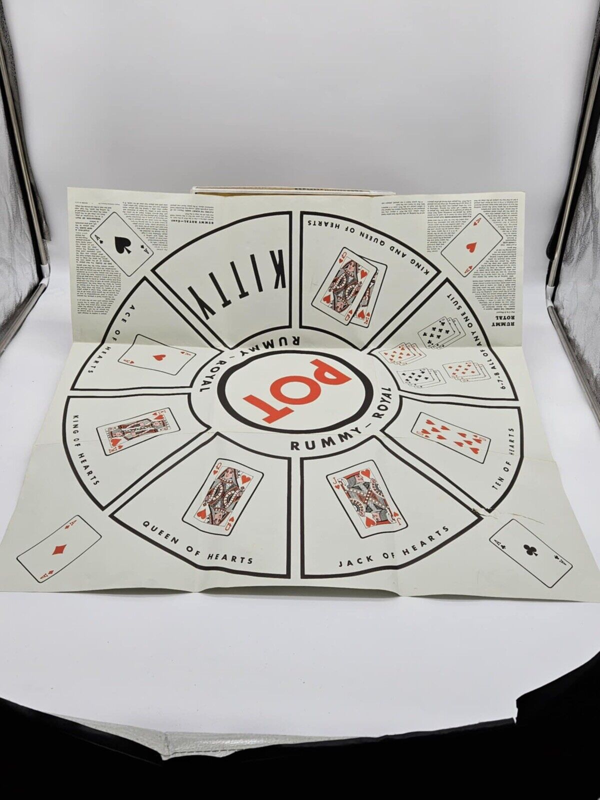 Vintage 1965 Rummy Royal Card Board Game Set Whitman 4804 Complete