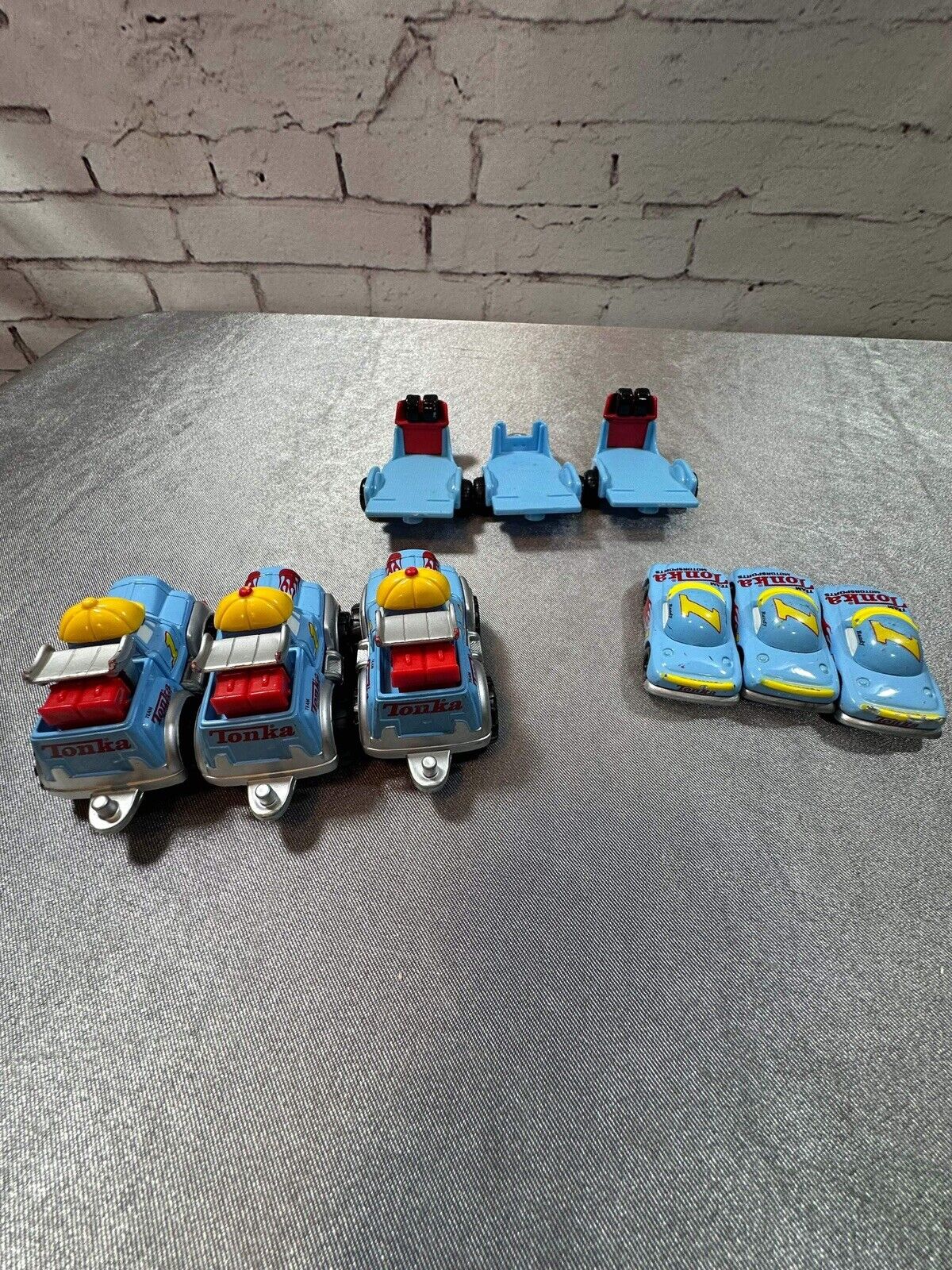 Lot of 9 Hasbro Tonka Little Racers - Chuck & Friends