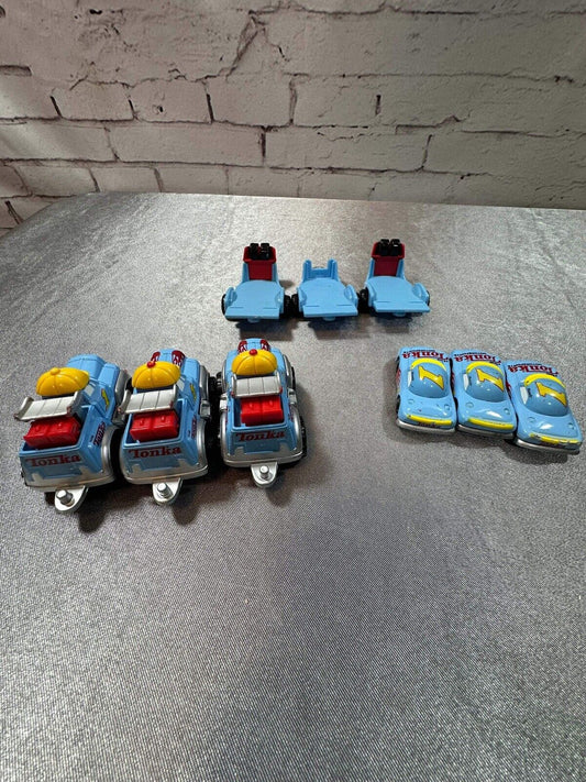 Lot of 9 Hasbro Tonka Little Racers - Chuck & Friends