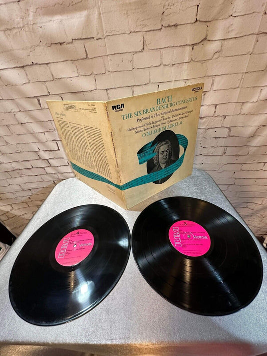 Bach The Six Brandenburg Concertos Collegium Aureum Vinyl DBL LP