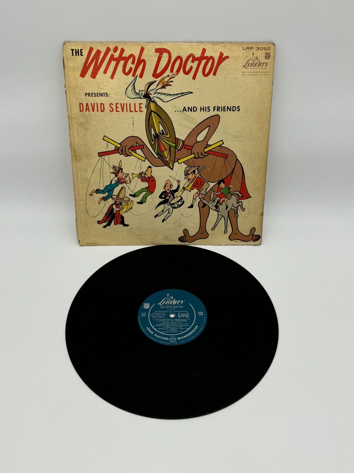 RARE LP David Seville...and his friends "The Witch Doctor" Liberty Mono LRP 3092