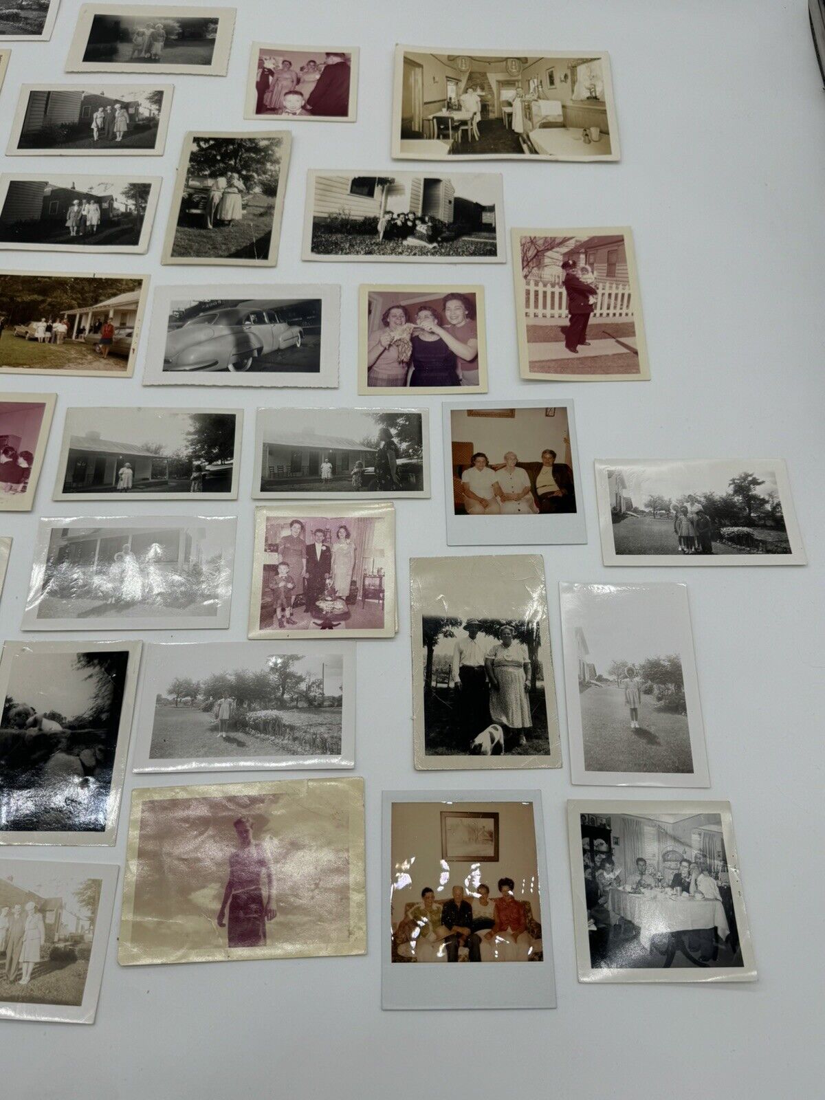 Lot of 40ish Vintage Photos 1940s-50s Pictures ~ Great Art Project Material