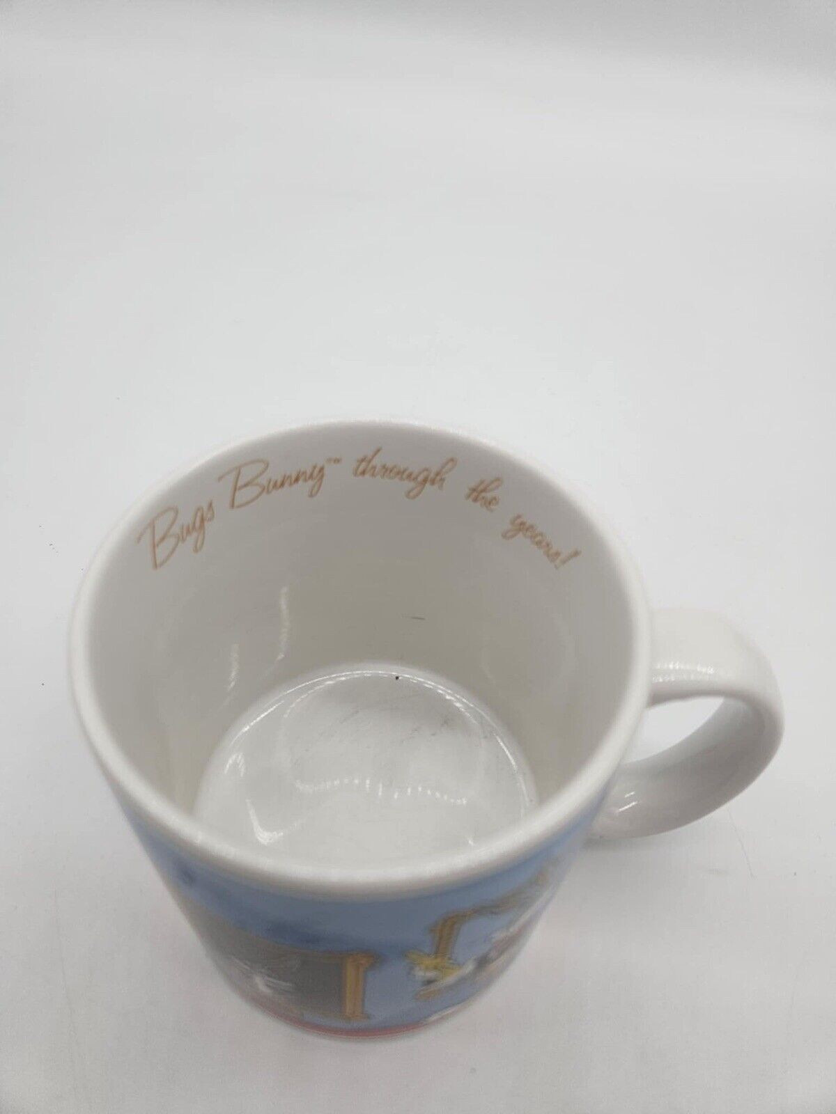 Looney Tunes Bugs Bunny thru the years Mug cup WB Warner Brothers 1989 Applause