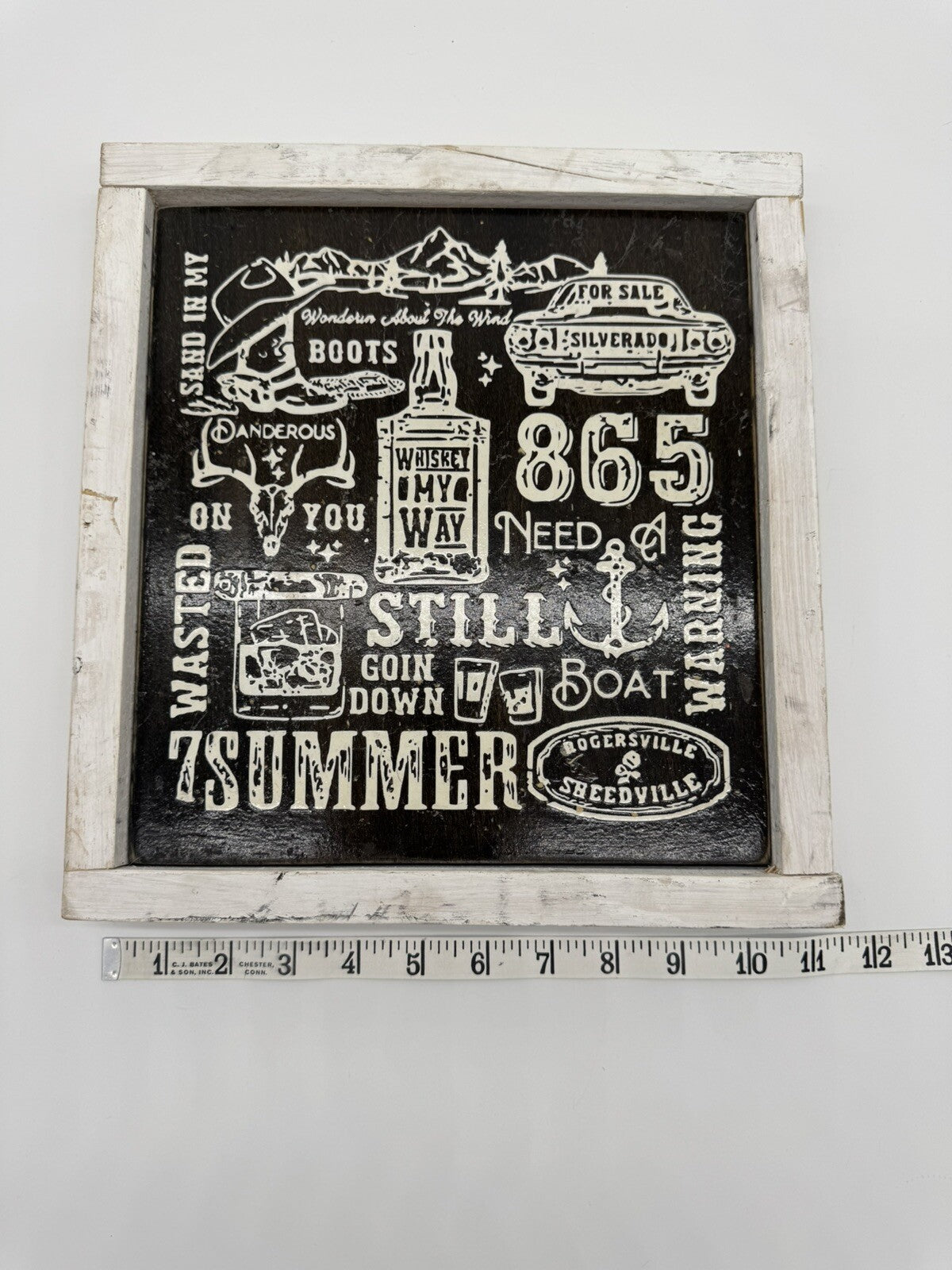 Morgan Wallen “WASTED ON WALLEN” Wooden Home Decor