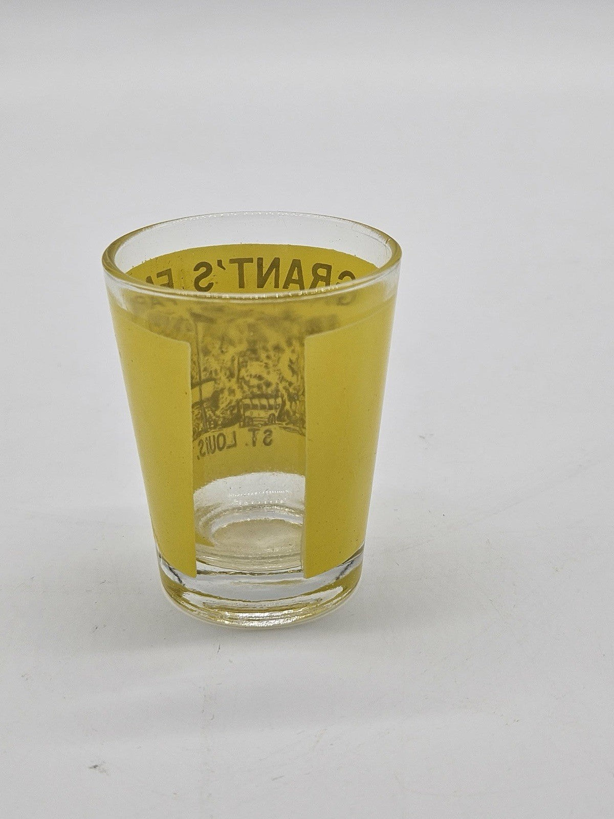 Grant’s Farm St Louis Missouri Yellow Souvenir Shot Glass