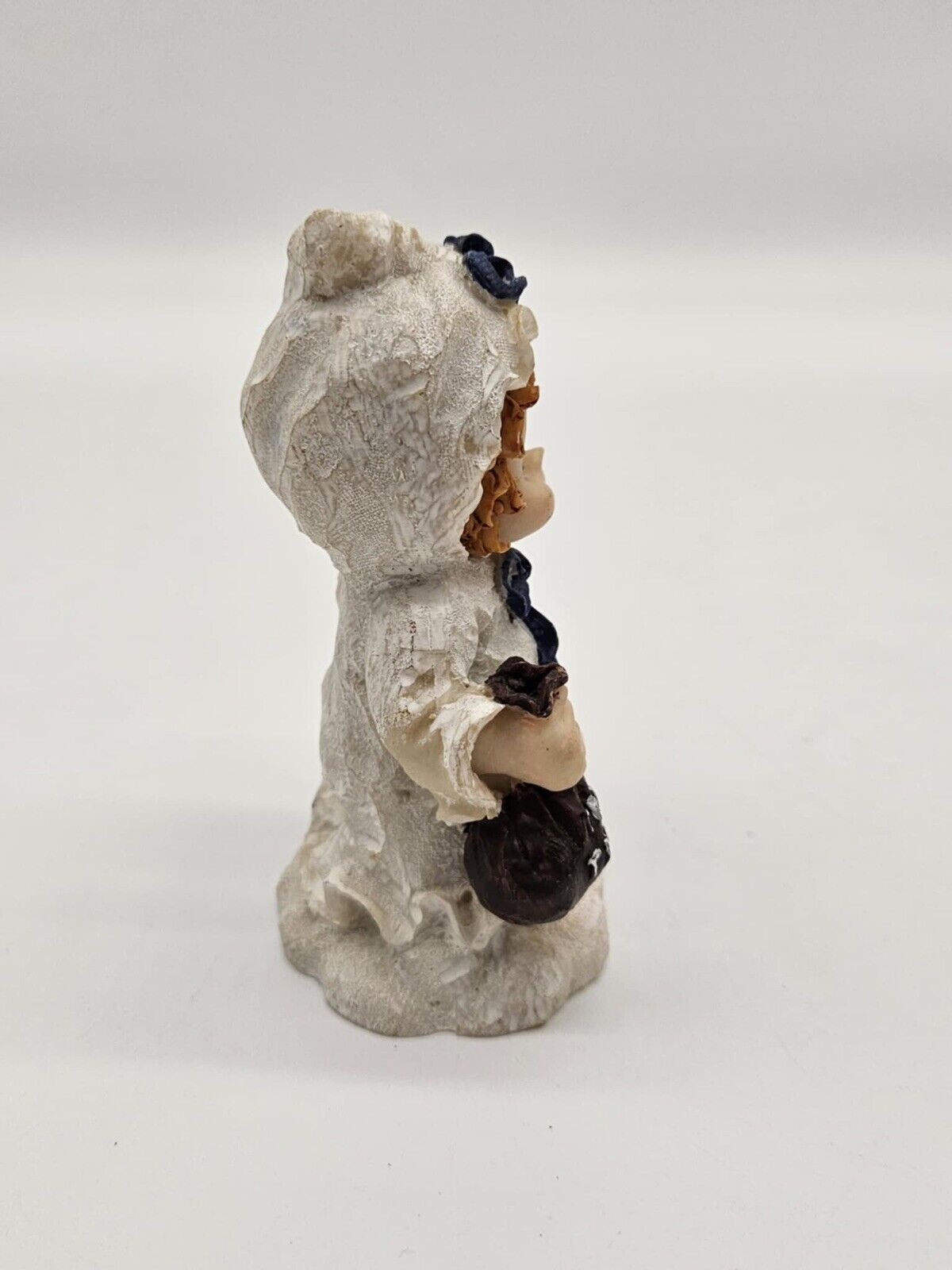 Vintage Child In Ghost Costume Halloween Figurine