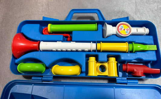 Fisher Price Crazy Combo Horn Set #604 - COMPLETE, Vintage 1984 VTY