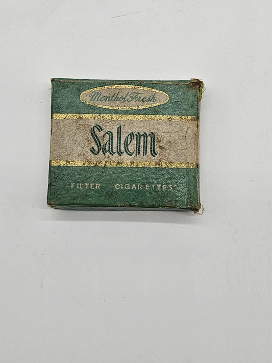 Vintage Salem Menthol Filter Cigarette Pack Display Box
