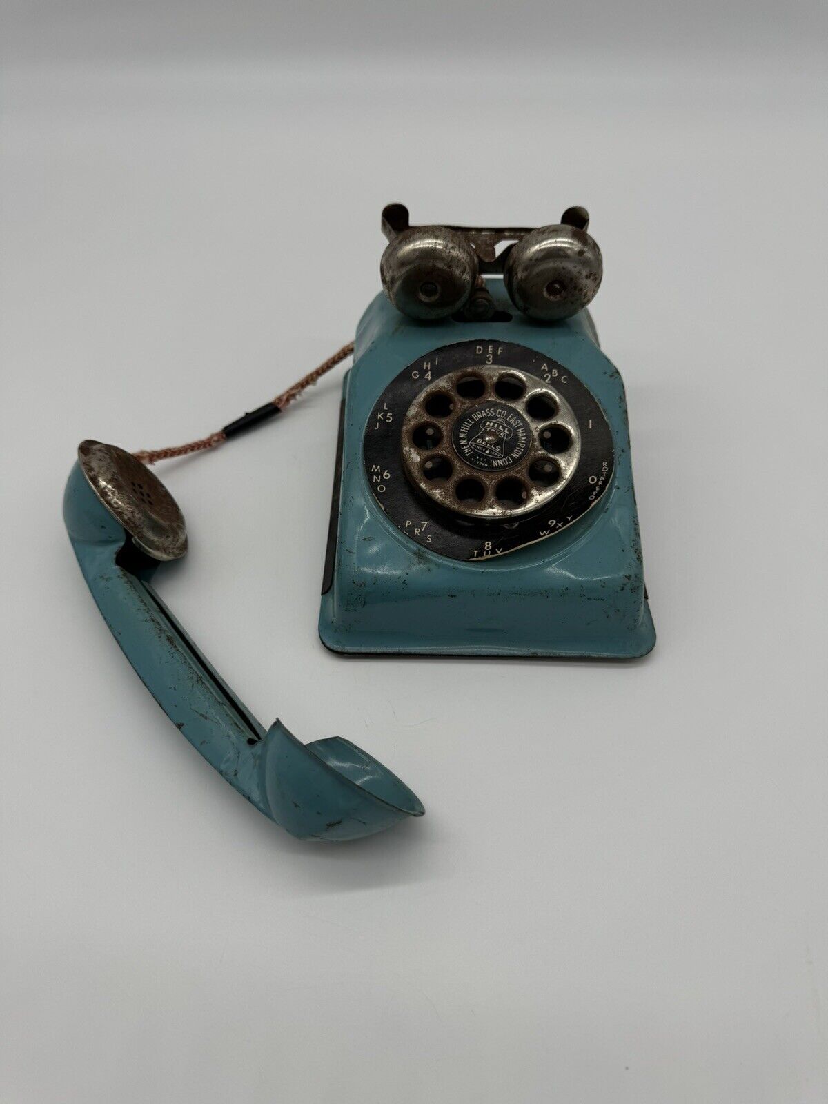 Vintage Antique RARE Child's Telephone N.N. HILL BRASS CO. FNF