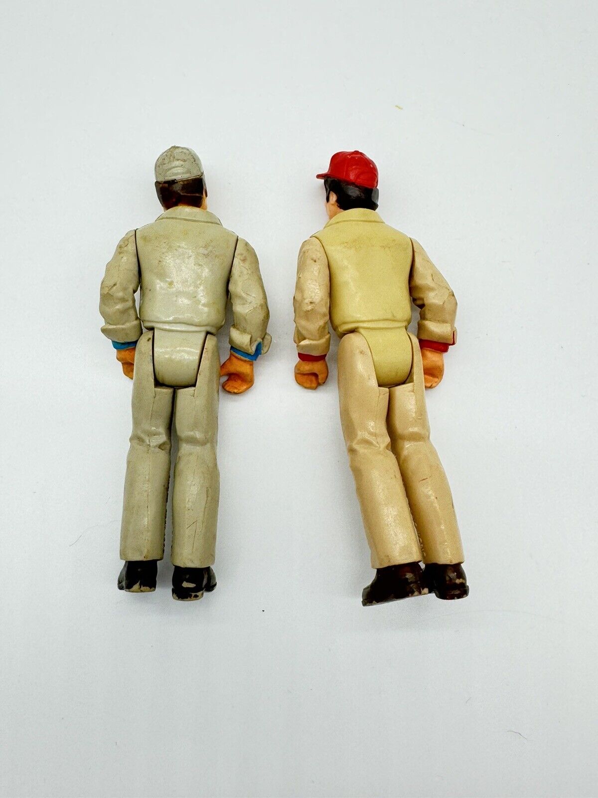 Vintage 1970s Tonka AJ Foyt Racing Team Mechanic & Bell Systems Truck Driver