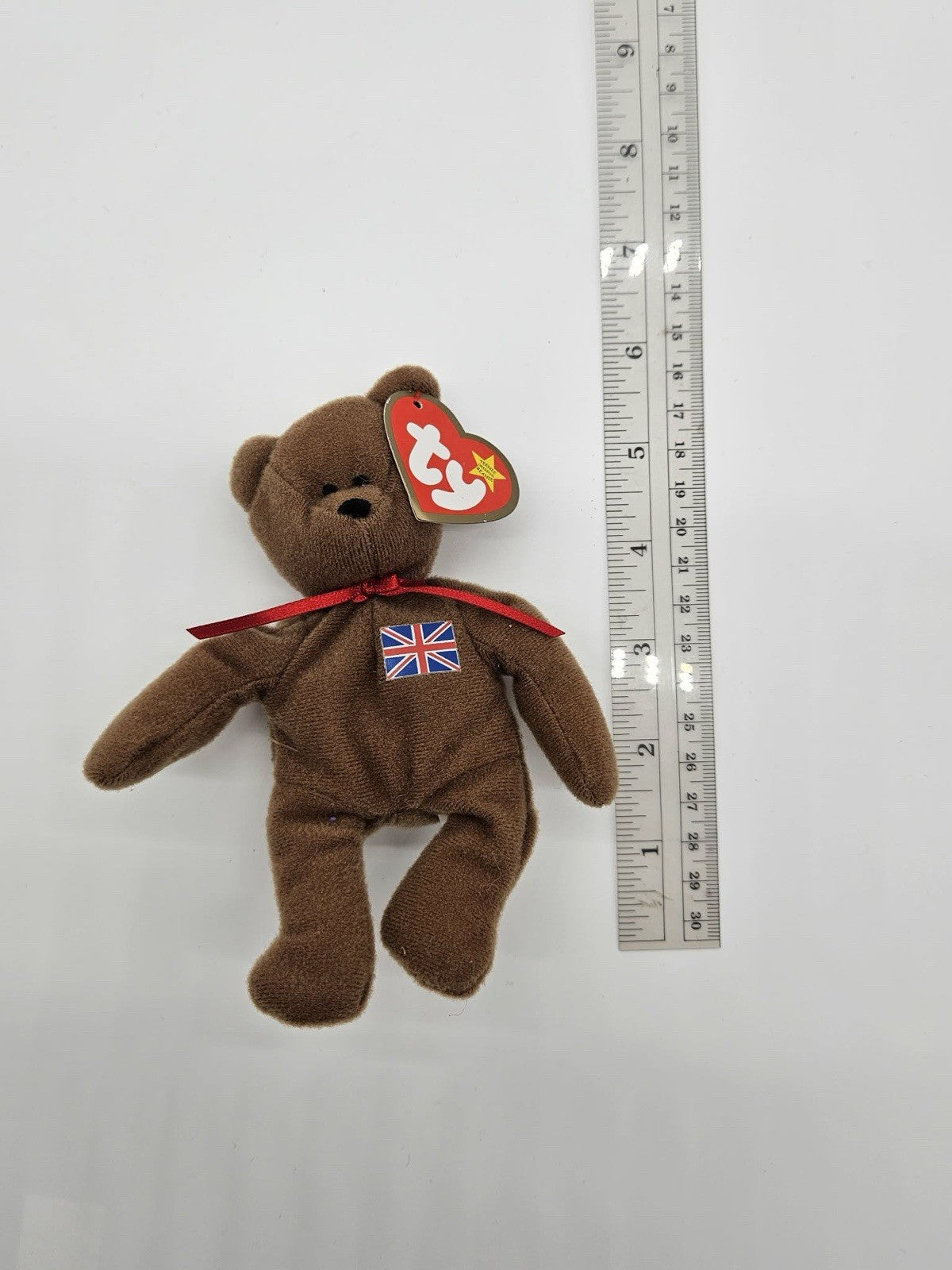 TY Beanie Baby - BRITANNIA the Bear (UK Exclusive*(8.5 inch) -MWMTs Stuffed Toy