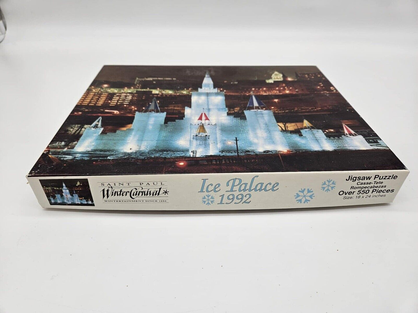 St Paul Minnesota Winter Carnival Ice Palace Jigsaw Puzzle 1992