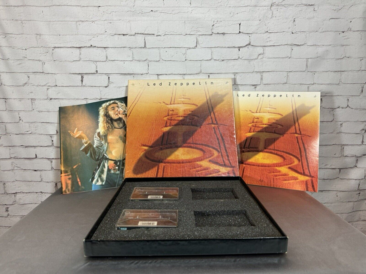 LED ZEPPELIN 4 Cassette Tape Box Set with Booklet *Missing 2 Tapes*