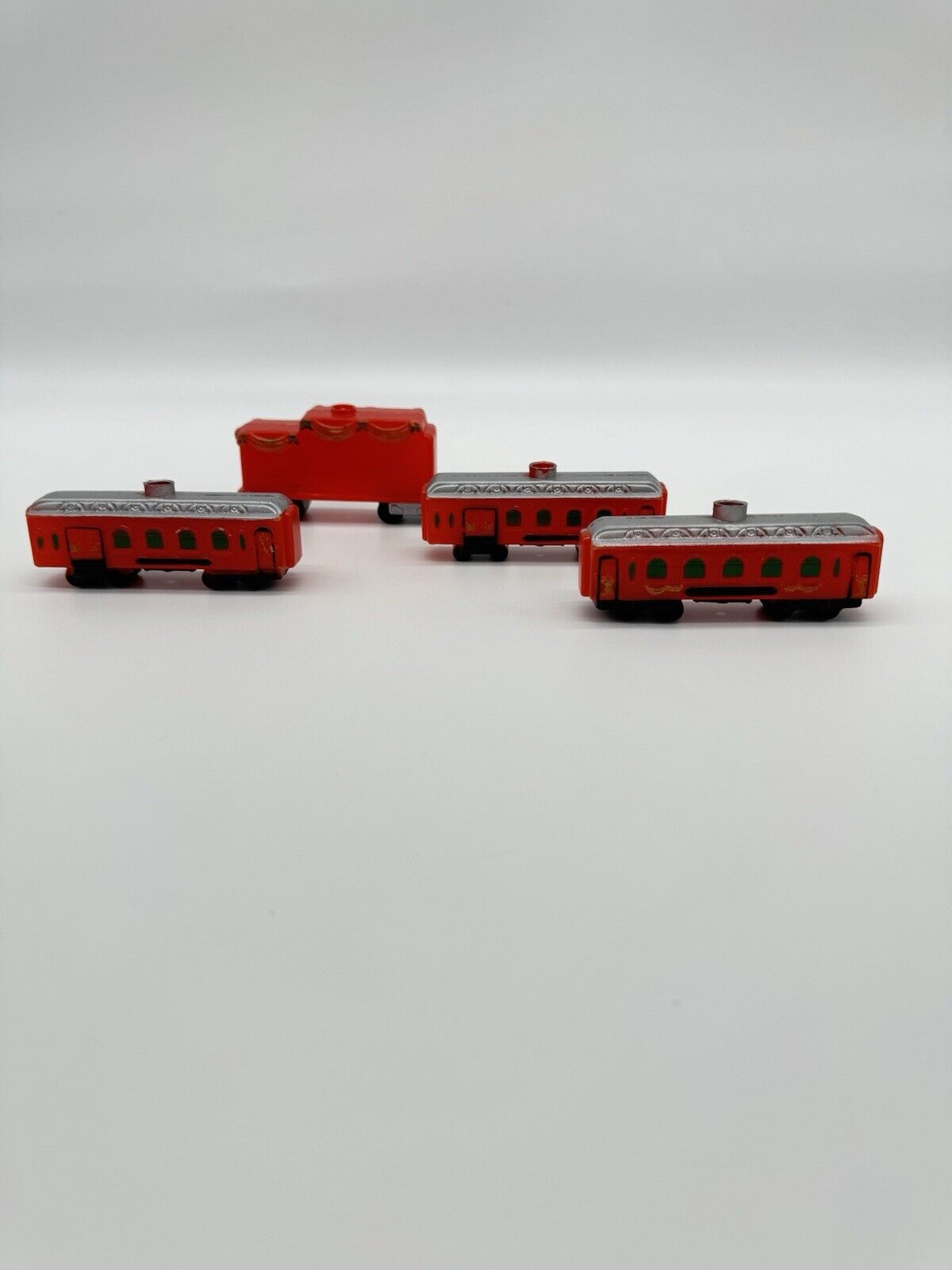 Old Vintage Plastic Train Cars