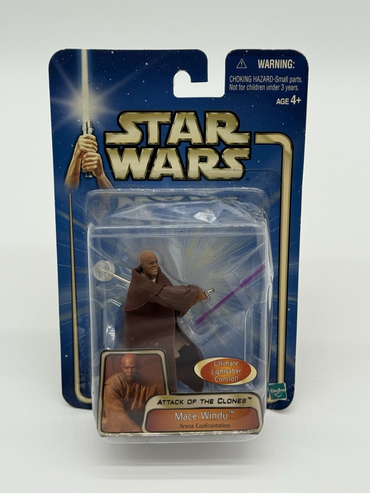 NEW Mace Windu Arena Confrontation Star Wars Attack of the Clones AOTC 2003 - D