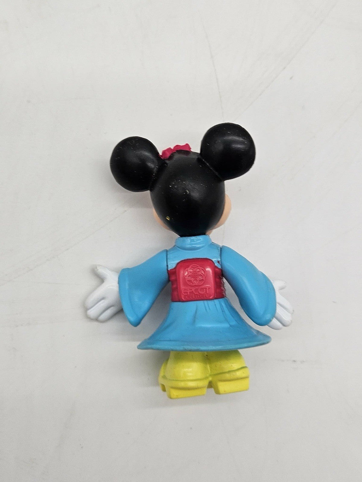 Epcot Center Minnie Mouse Blue Kimono Dress Toy Figure Disney Parks Vintage 1993