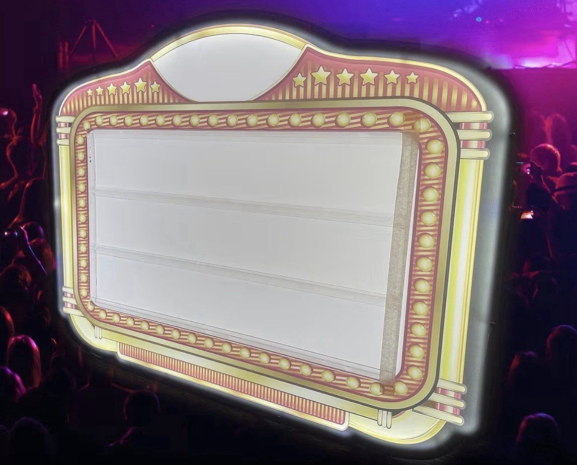 NEW Cinema Light Box LED Letter Bottle Presenter Letters/Numbers Board W/ Remote