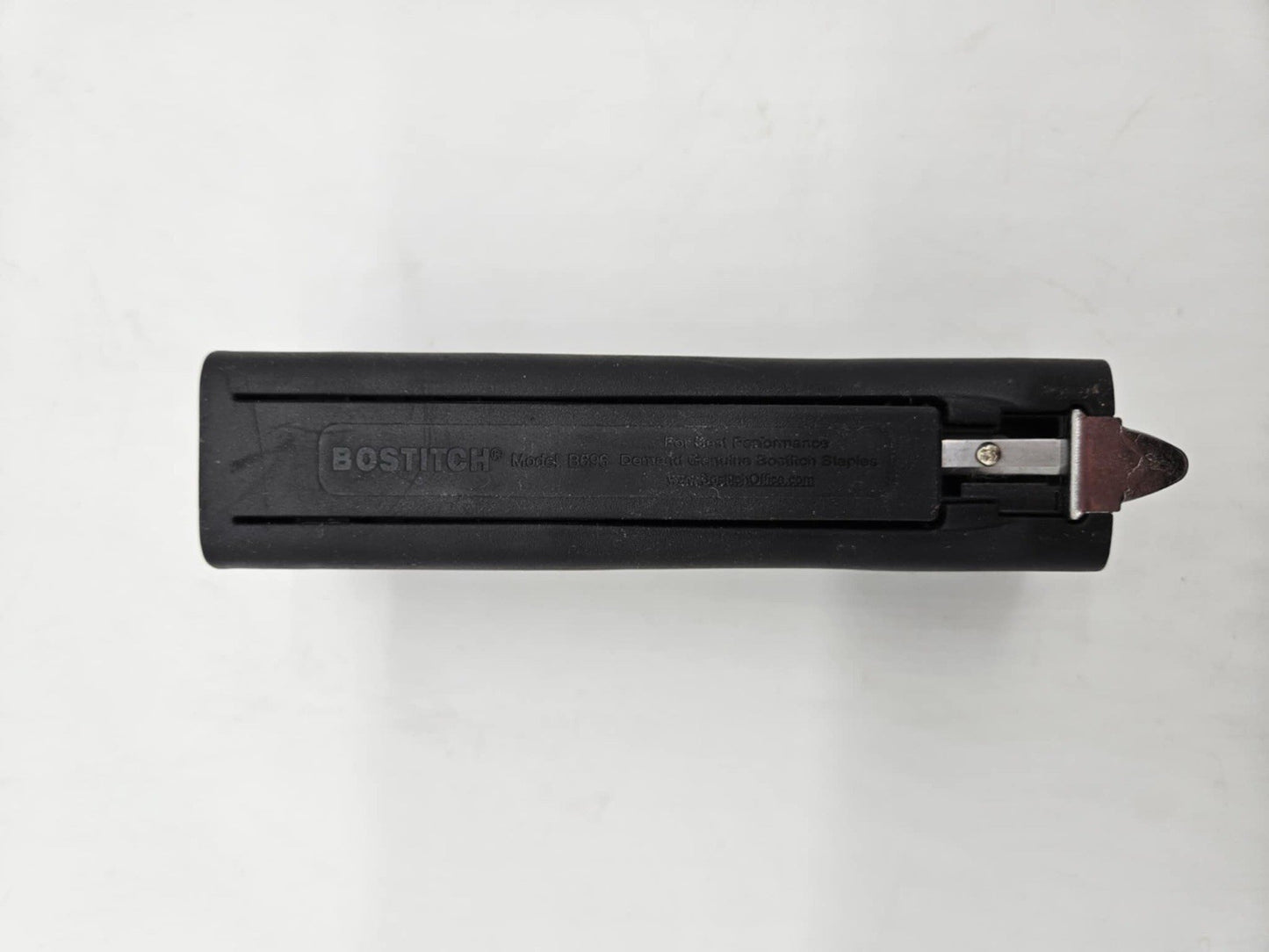 Stanley Bostitch Stand-Up Stapler Model B696 Black on Black with sharpener