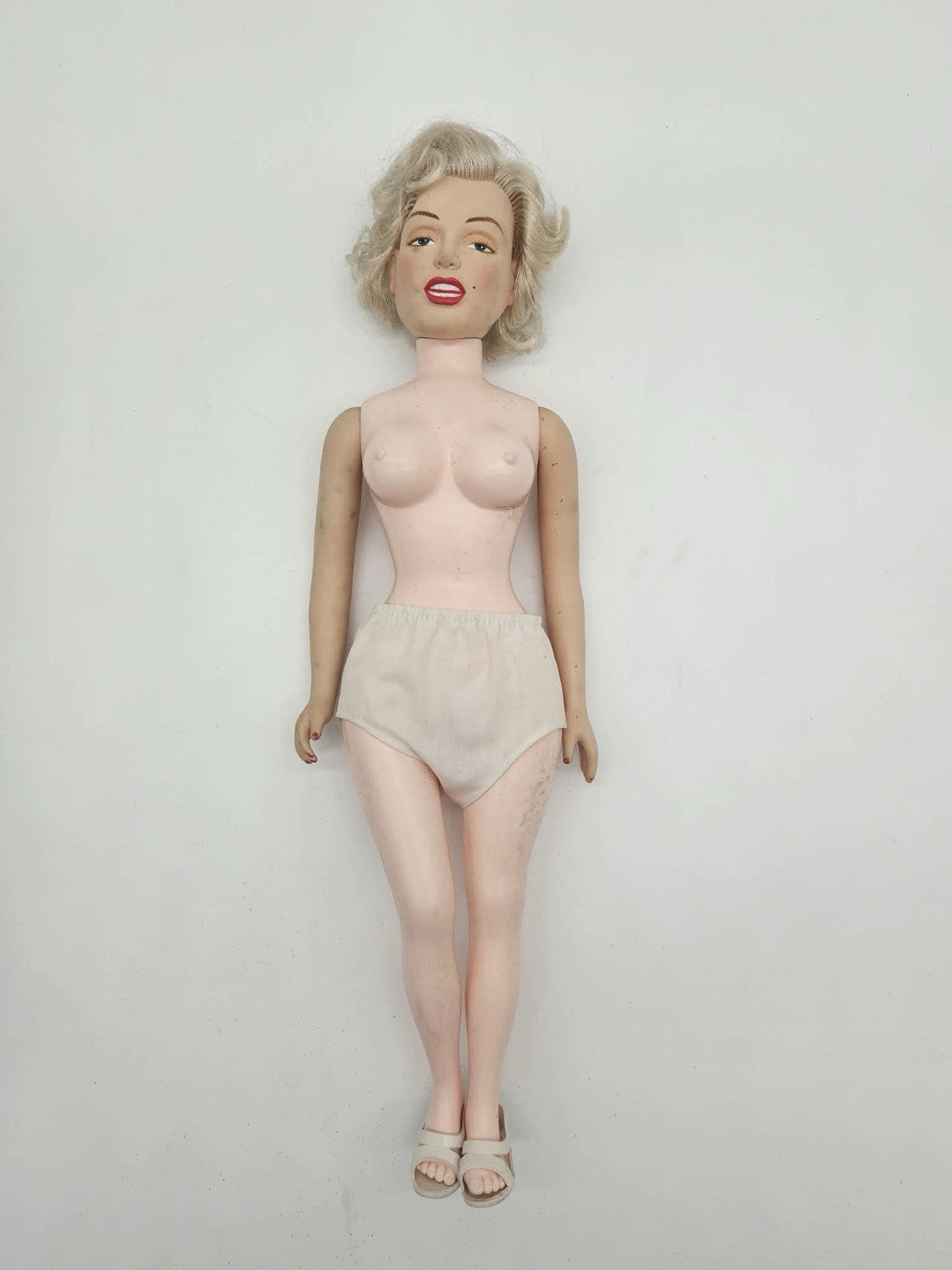 Vintage There’s No Business Like Show Business Marilyn Monroe Doll Gold Dress