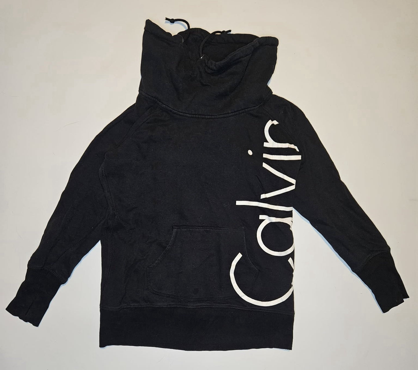 Calvin Klein Performance Black Pullover Hoodie Large Back Logo Size L