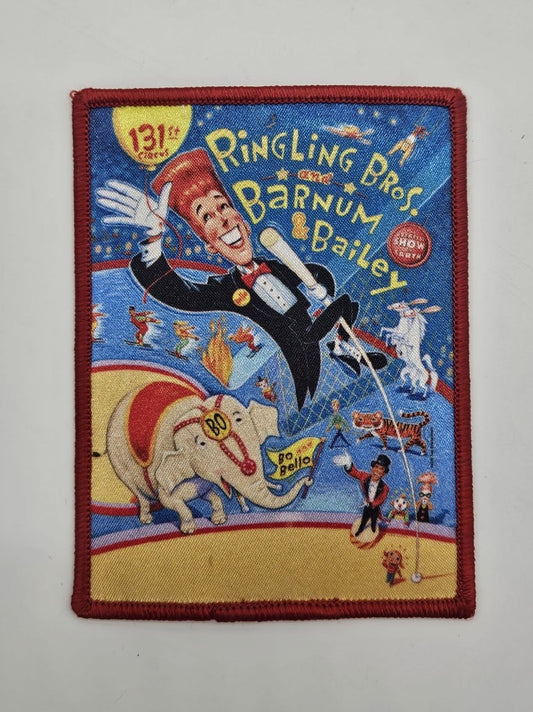 Vintage Ringling Bros Barnum Bailey Circus Patch 131st Edition Bo Bello 2001