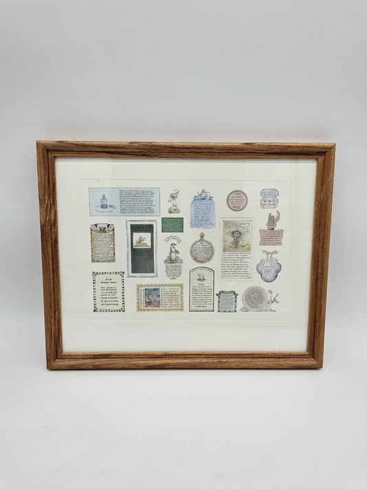 IN AND OUT OF THE GARDEN Framed Art