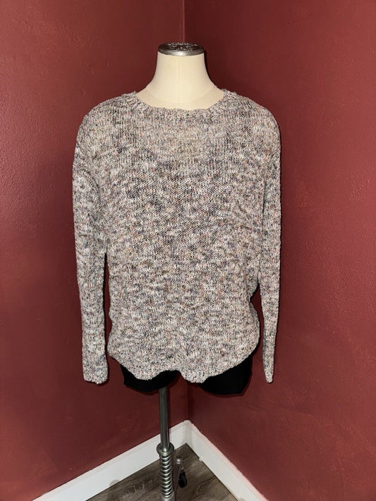 Lou & Grey For LOFT Multicolored Marled Sweater Size S