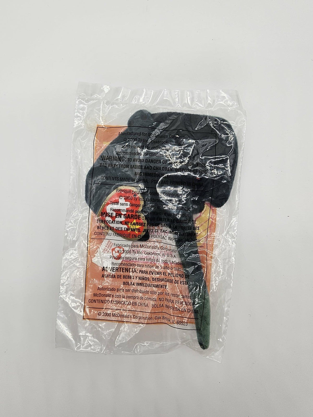 Ty McDonald’s Teenie Beanie “Sting” the Stingray in Original packaging