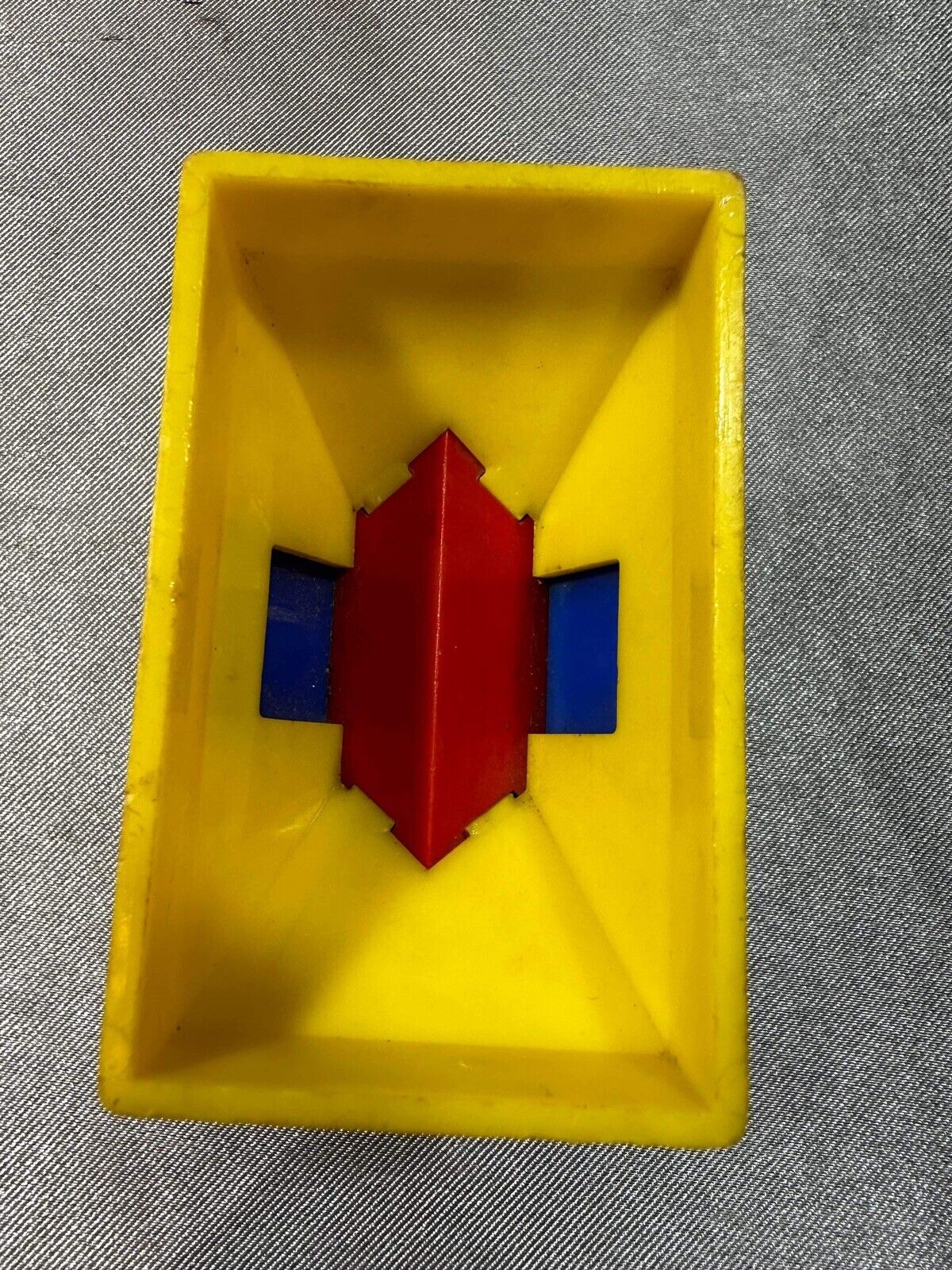 Vintage Jean W. Germany Toy Plastic Train Car & Bulldozer