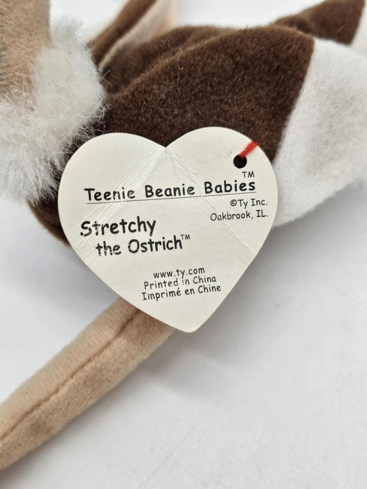 Ty Teenie Beanie Babies Stretchy the Ostrich McDonalds w/ Tag Vintage Toy 1993