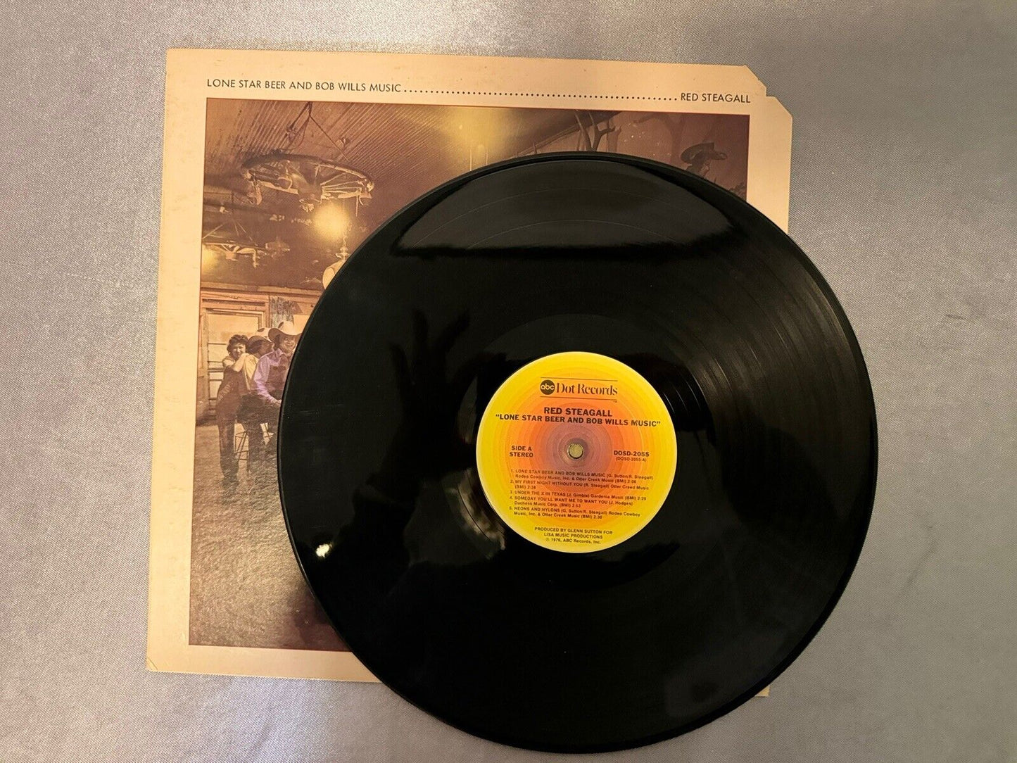 Red Steagall - Lone Star Beer and Bob Wills Music Vinyl LP Country 1976 NM+