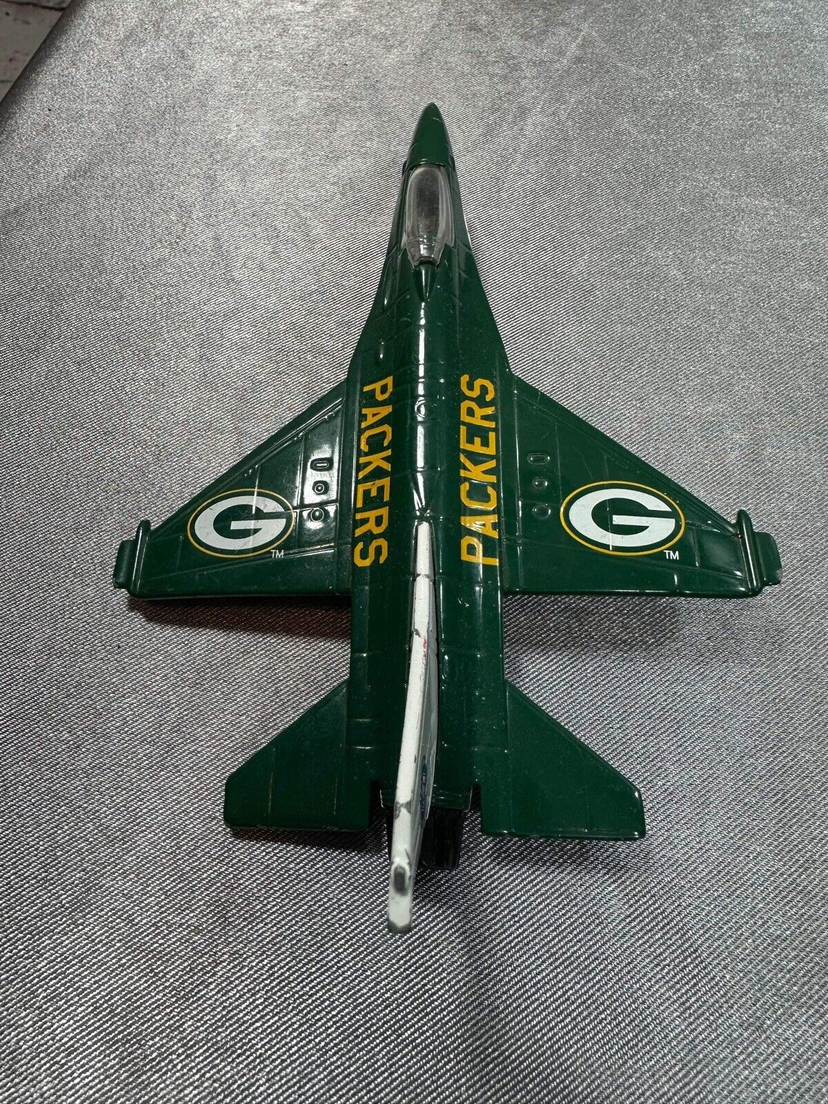 Green Bay Packers 1999 ERTL Metal Jet Plane Green 