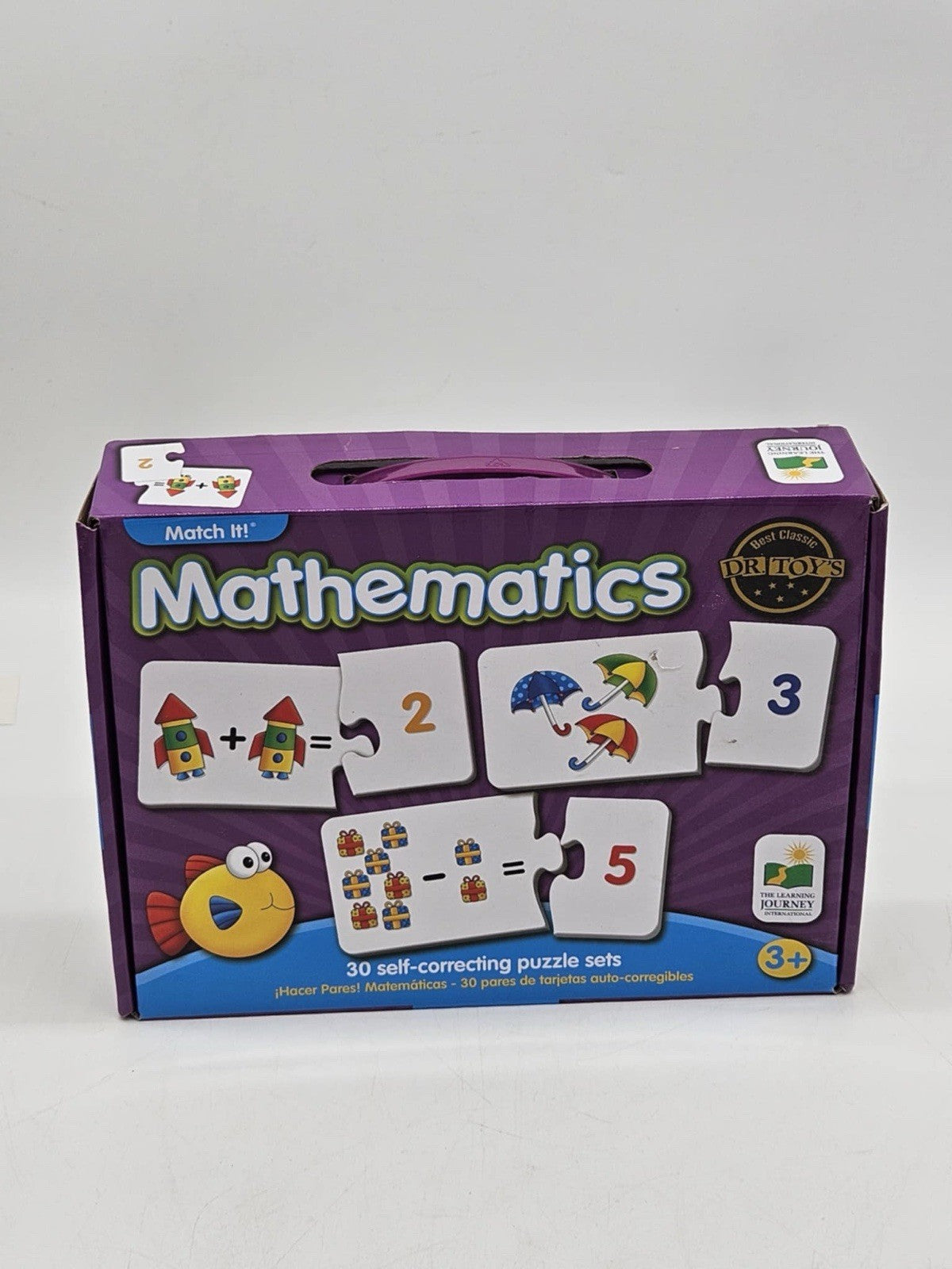 Match It Mathematics The Learning Journey, 30 Self-correcting Puzzle Sets, 3+