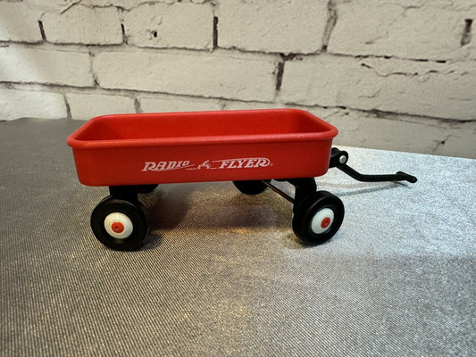 Radio Flyer Wagon Vintage 1991 Miniature Toy  Dairy Queen Cake Topper Promo