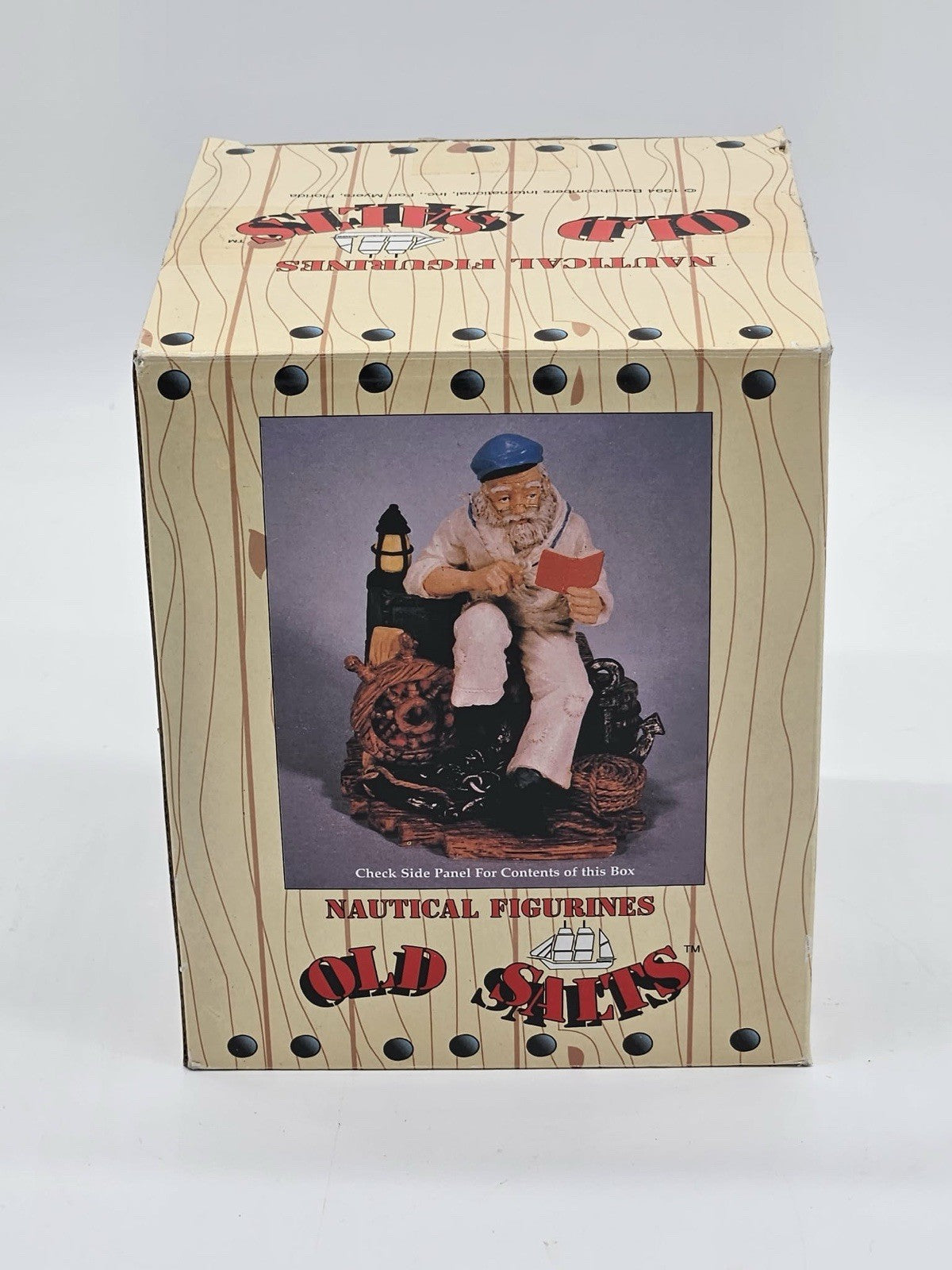1995 Old Salts Collection "Ship’s Log” Sailor Nautical Figurine Beachcombers VTG