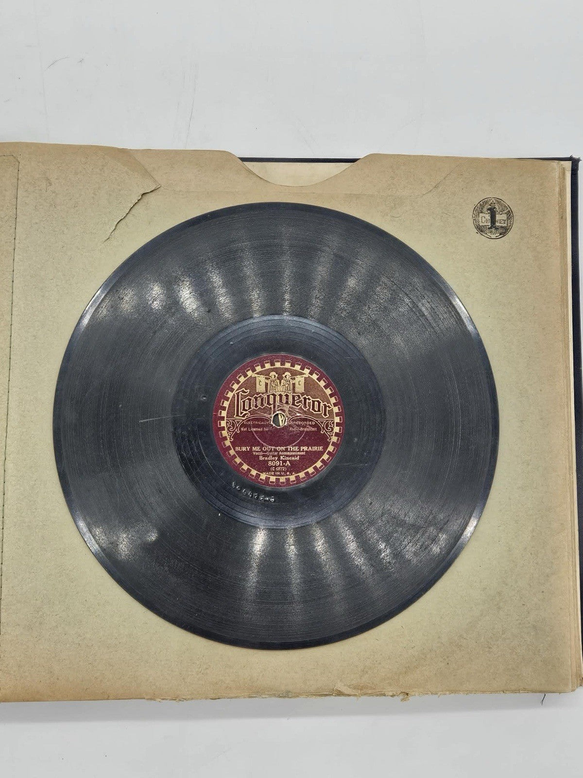 Antique 78 RPM Record Album w Victor Decca Vocalion Pathé Grey Gull & Inserts